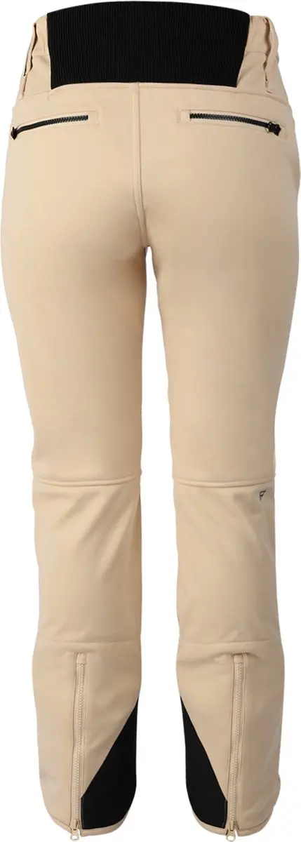 Brunotti Coldlake Dames Softshell Skibroek XS - Wit/Beige - afbeelding 2 van 6