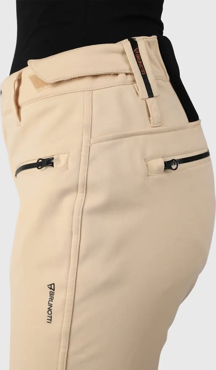 Brunotti Coldlake Dames Softshell Skibroek XS - Wit/Beige - afbeelding 6 van 6