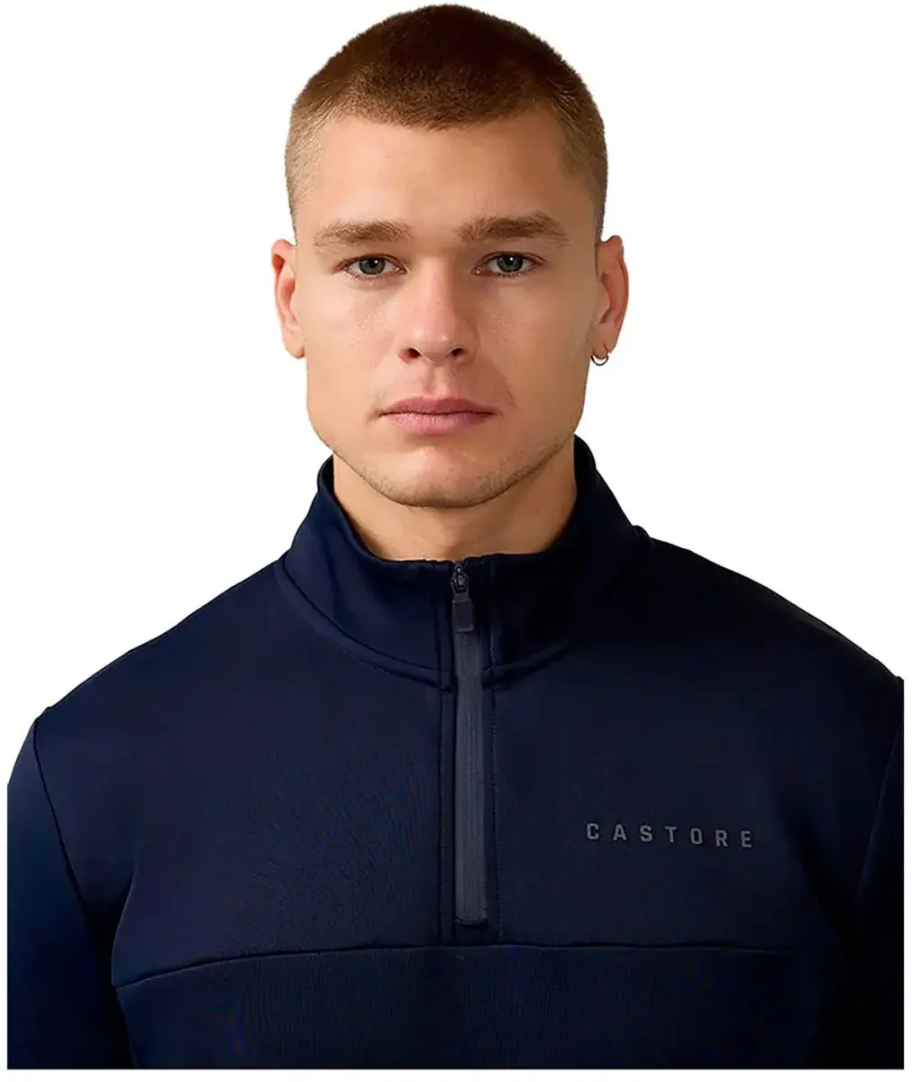 Castore Scuba Half Rits T-shirt - Navy L - afbeelding 4 van 4