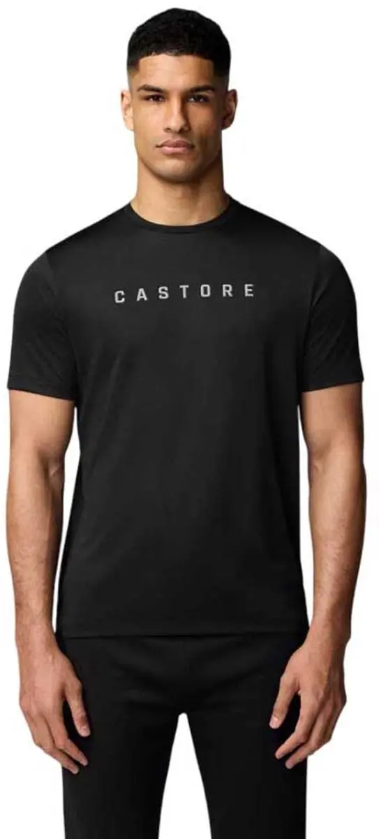 Castore Graphic Training T-shirt Met Korte Mouwen Zwart S Man