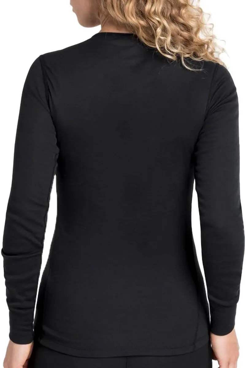 ODLO Active Warm Thermoshirt Dames XS - Zwart
