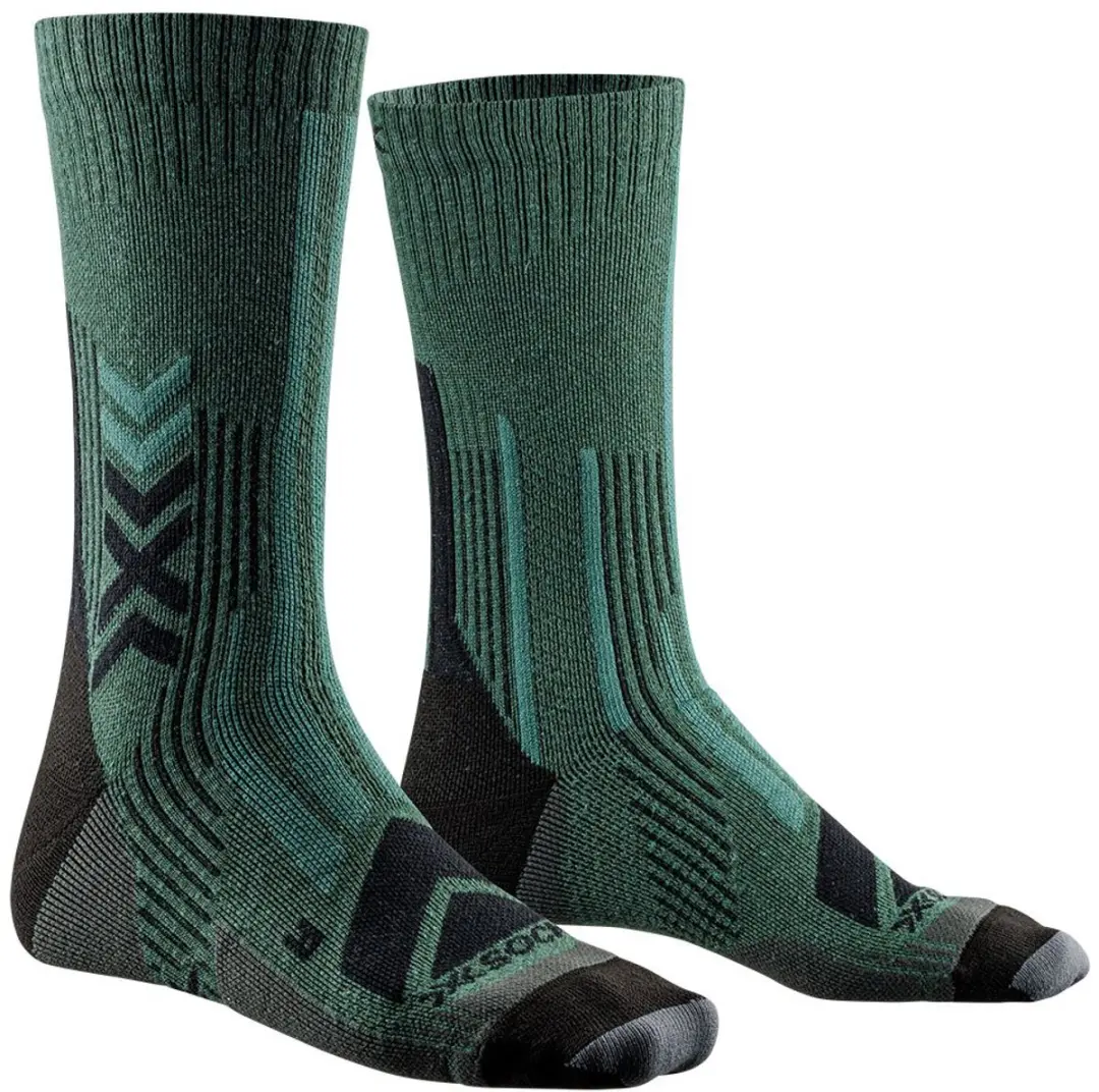 X-socks Hike Perform Merino Crew Sokken Groen EU 45-47