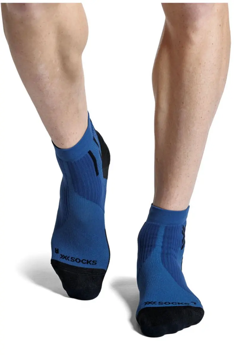 X-Bionic Run Perform Korte Sokken - Blauw - EU 39-41