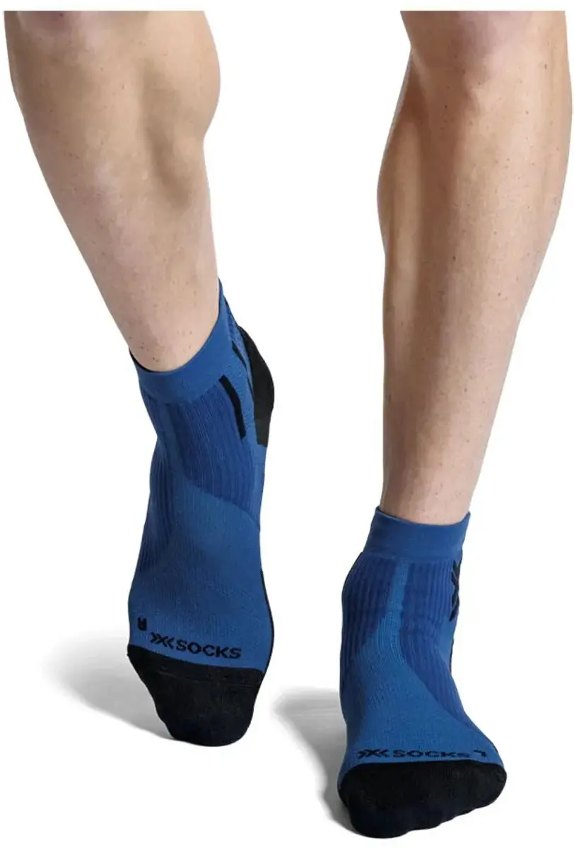 X-Bionic Run Perform Korte Sokken - Blauw - EU 39-41
