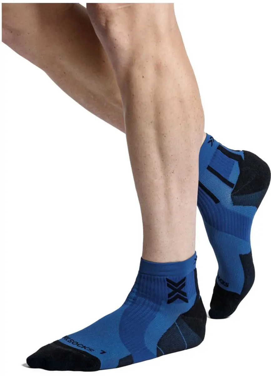 X-socks Run Perform Korte Sokken Blauw EU 45-47