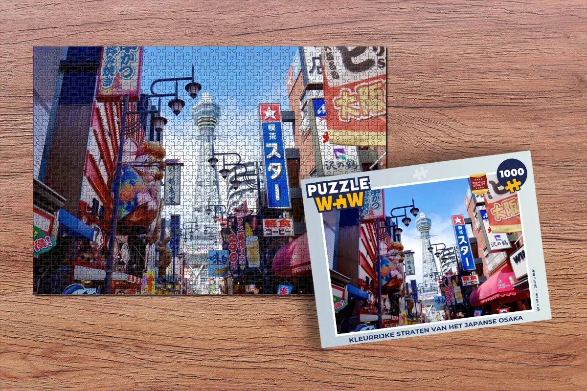 PuzzleWow Osaka Legpuzzel 1000 Stuks