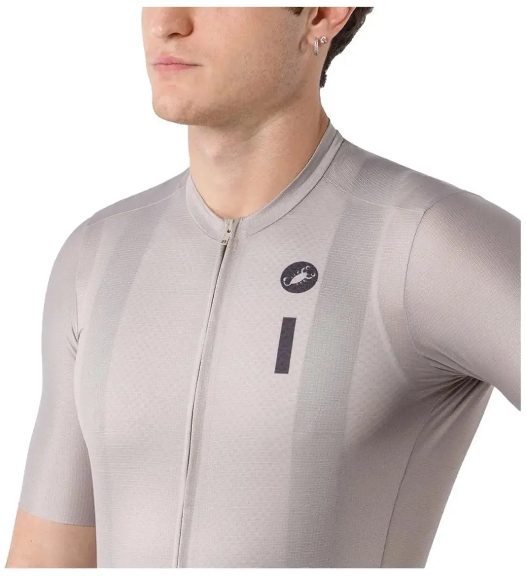 Castelli Drittone Logo Wielertrui Clay - XL - afbeelding 3 van 4