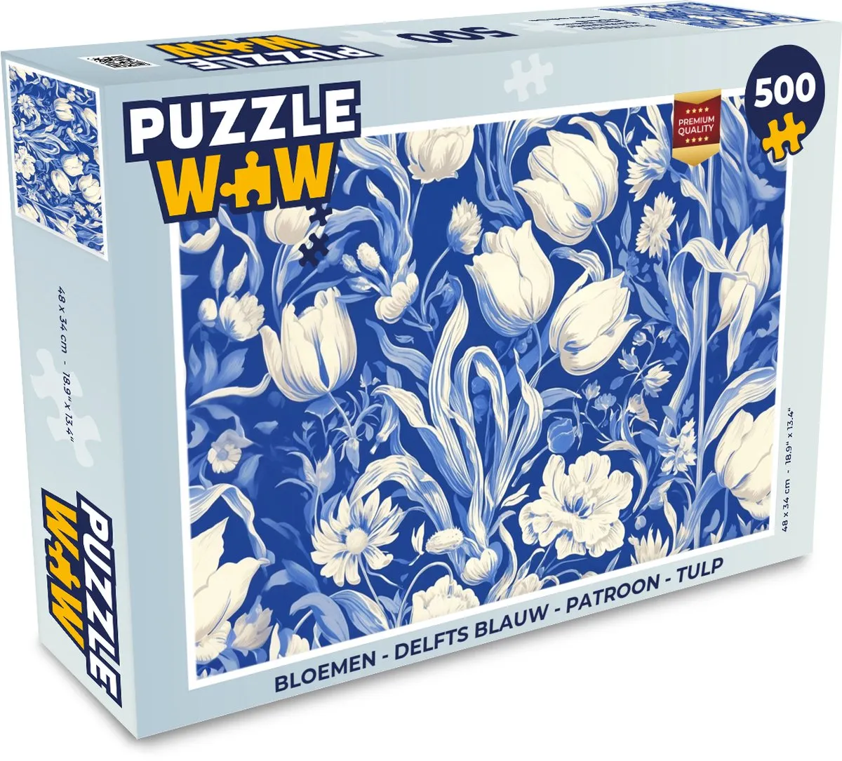 PuzzleWow Bloemen Legpuzzel 500 Stuks