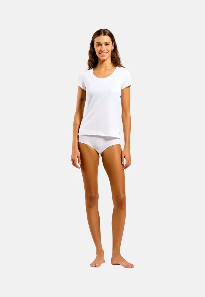 ODLO BL TOP ACTIVE F-DRY Crewneck - Wit - Maat L - afbeelding 3 van 6