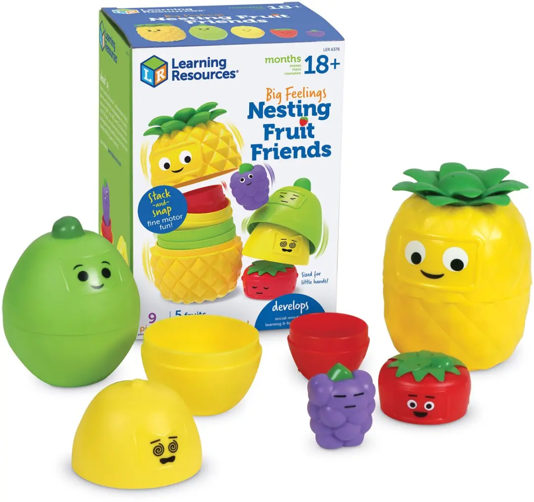 Learning Resources educatief speelgoed Big Feelings Nesting Fruit Friends.