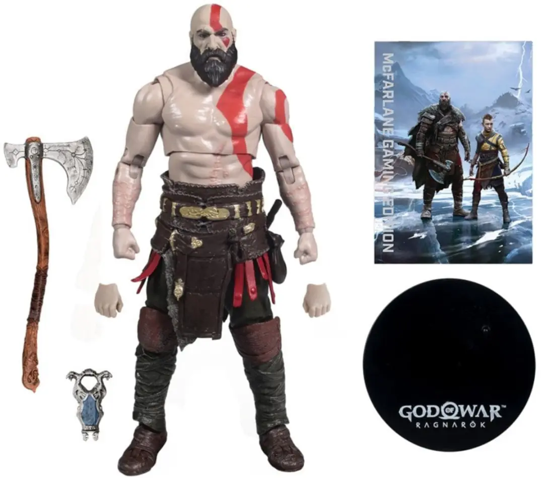 McFarlane Toys God of War Ragnarök Kratos 18cm Multikleur - afbeelding 2 van 6