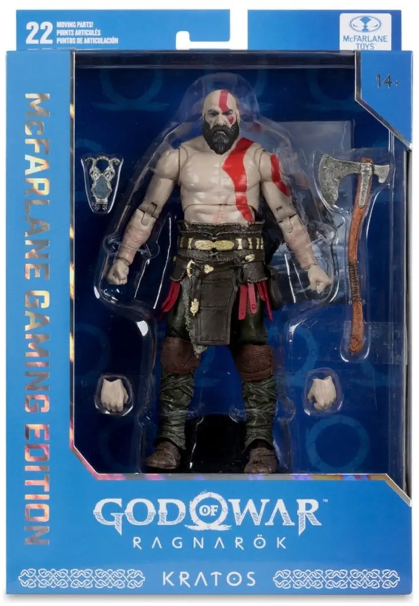 McFarlane Toys God of War Ragnarök Kratos 18cm Multikleur - afbeelding 4 van 6