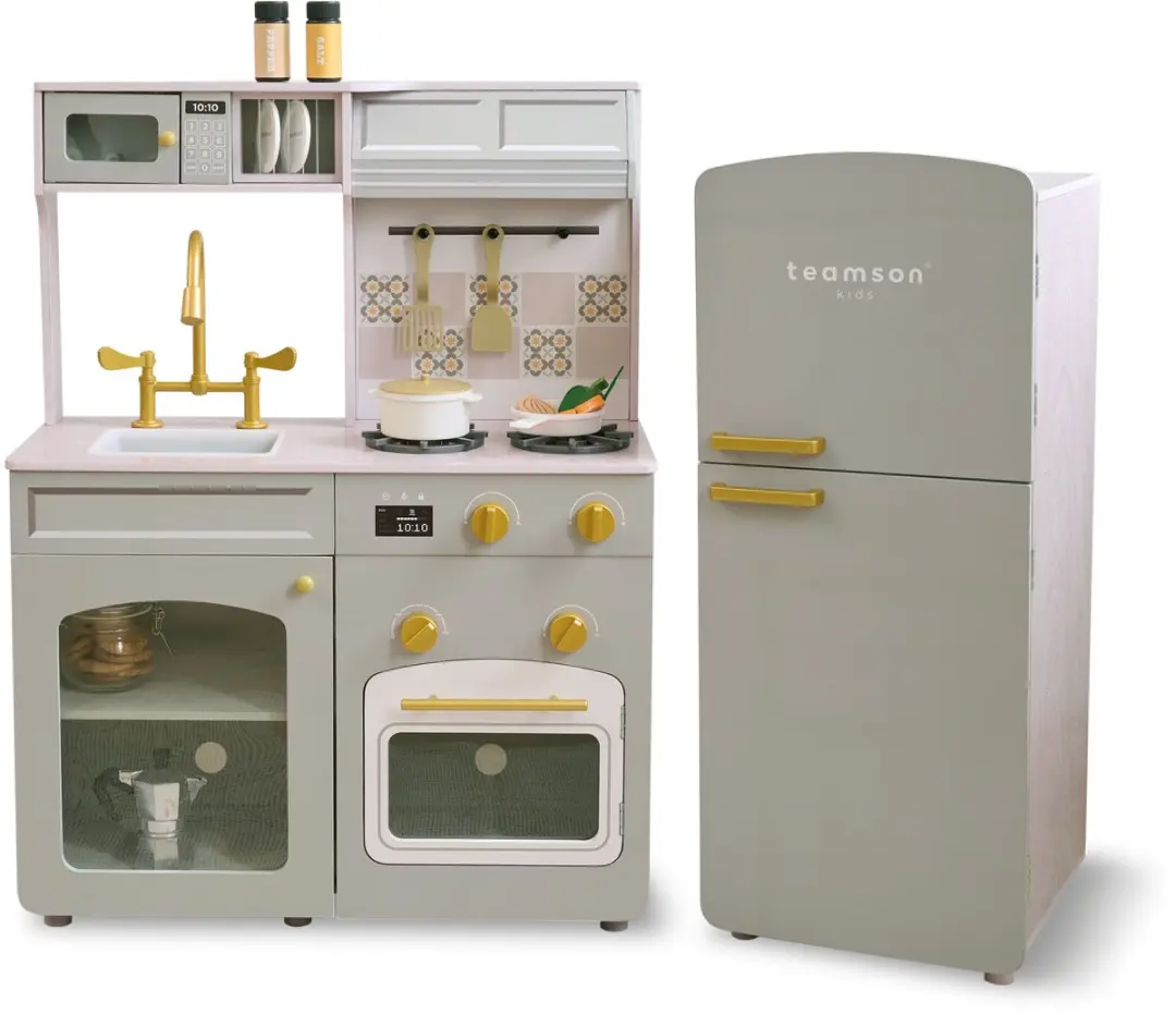 Teamson Kids Normandy Houten Speelkeuken Met Accessoires