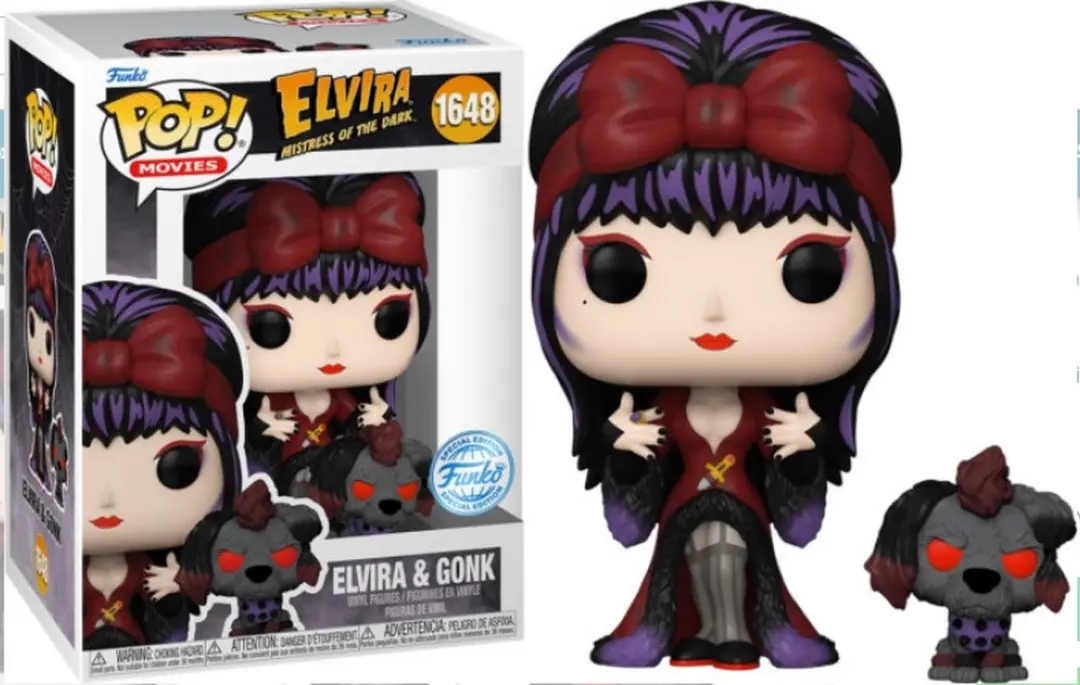 Funko Pop! Movies Elvira & Gonk #1648 - Paars