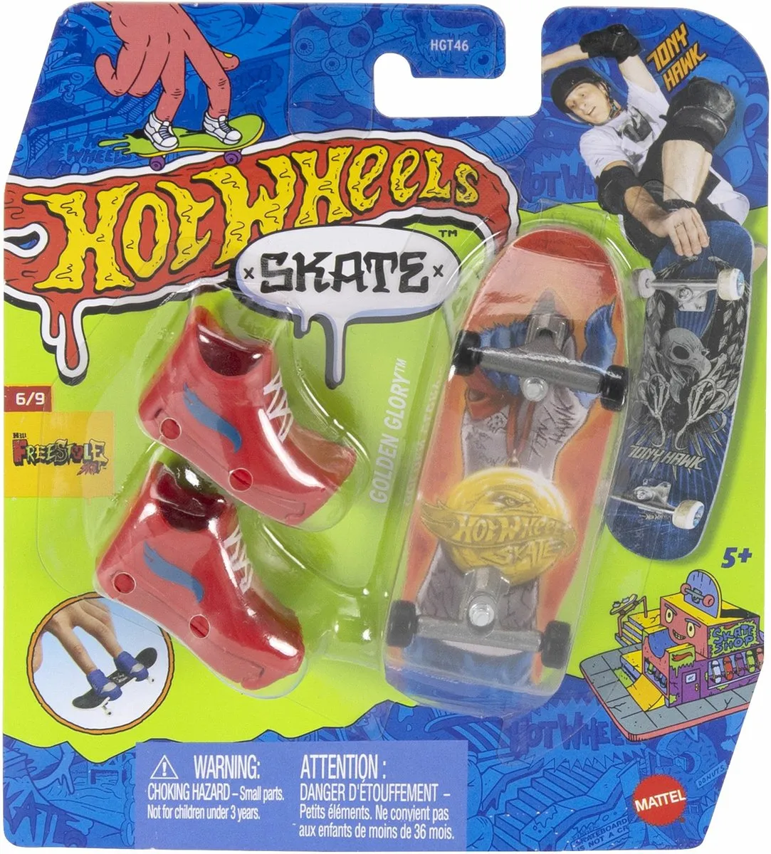 Hot Wheels Skate Golden Glory Vingerskateboard HVK00