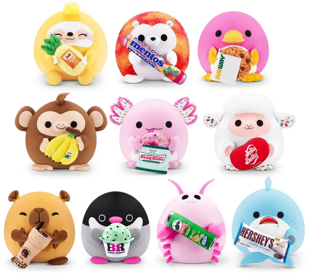 Zuru pluche Snackles knuffel 21 cm
