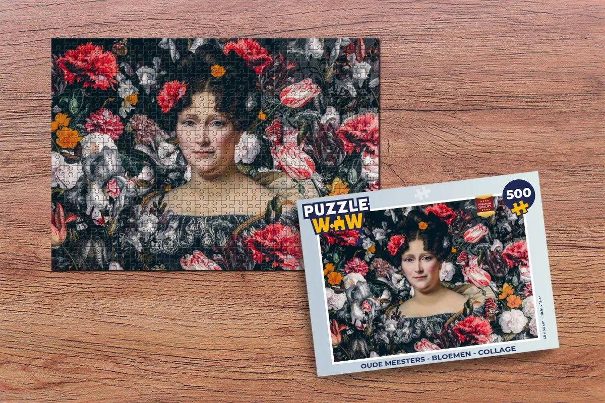 PuzzleWow Oude Meesters Legpuzzel 500 Stuks - Multicolor