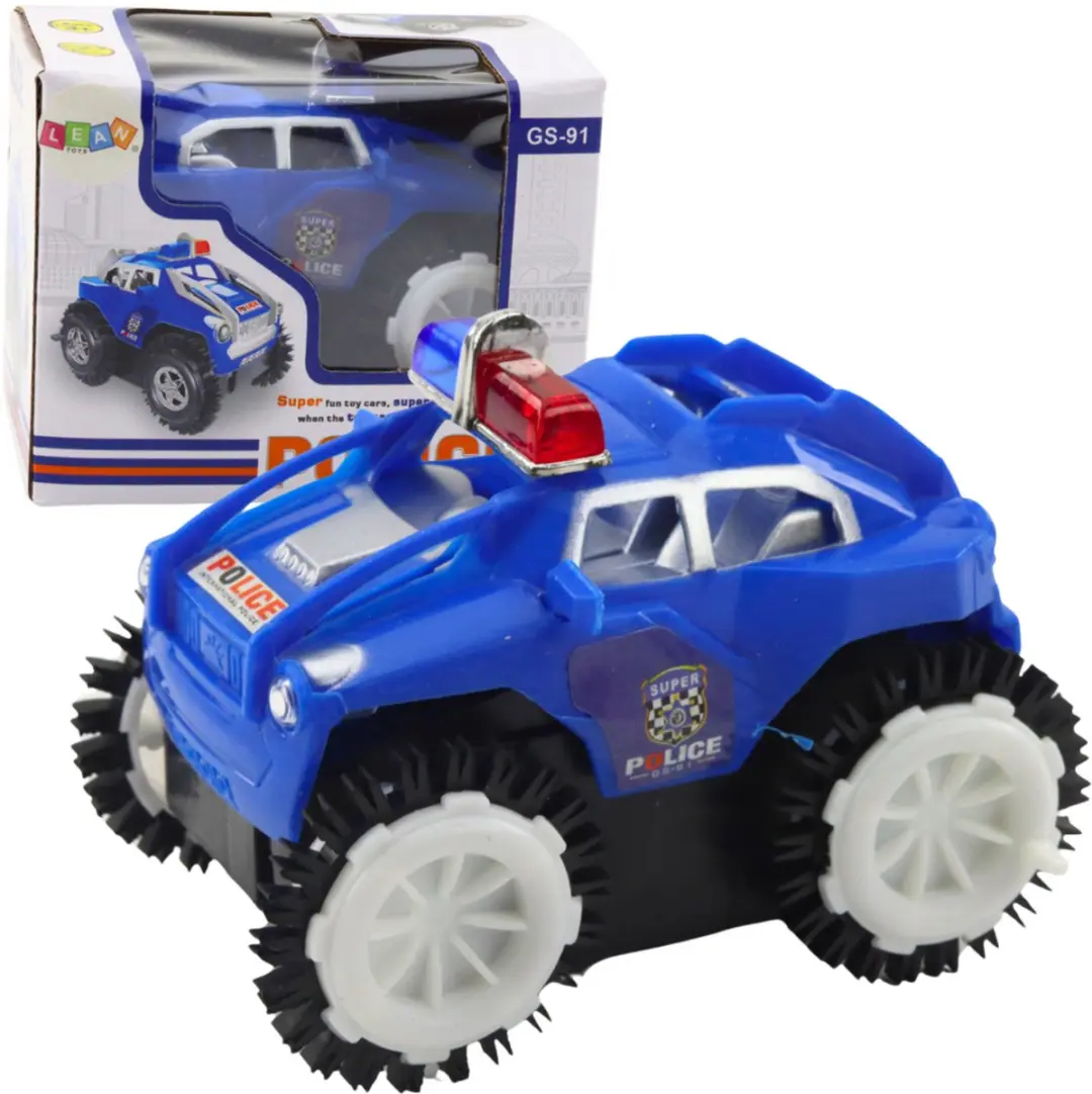 Politieauto Rollover Obstakelsensor 360° Licht klinkt blauw