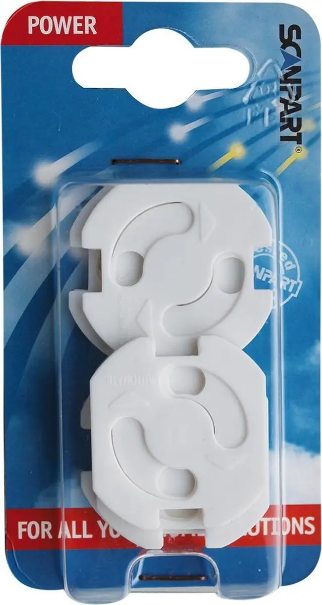 Scanpart Stopcontactbeveiliging 5 Stuks - Wit