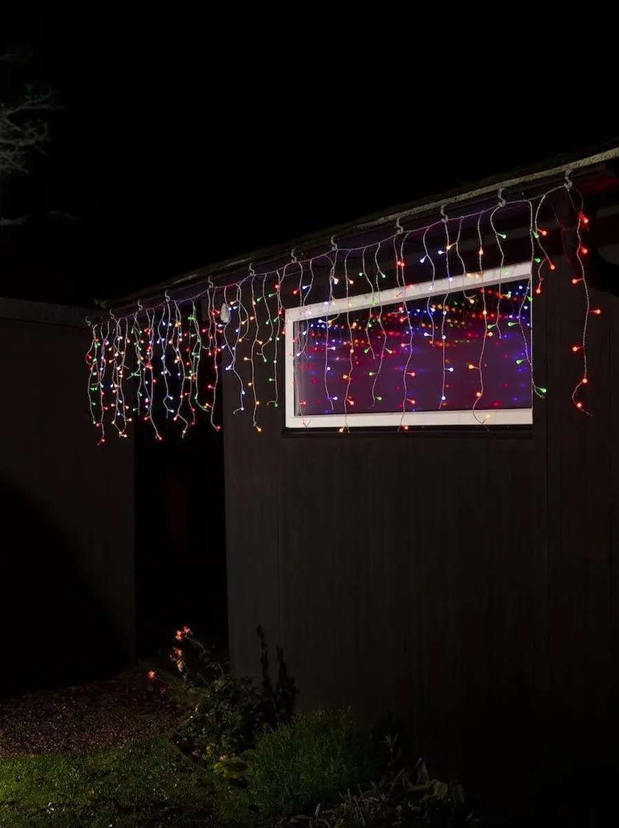 Konstsmide Kerstverlichting IJspegel - 200 LED 5m Warm wit - afbeelding 2 van 2