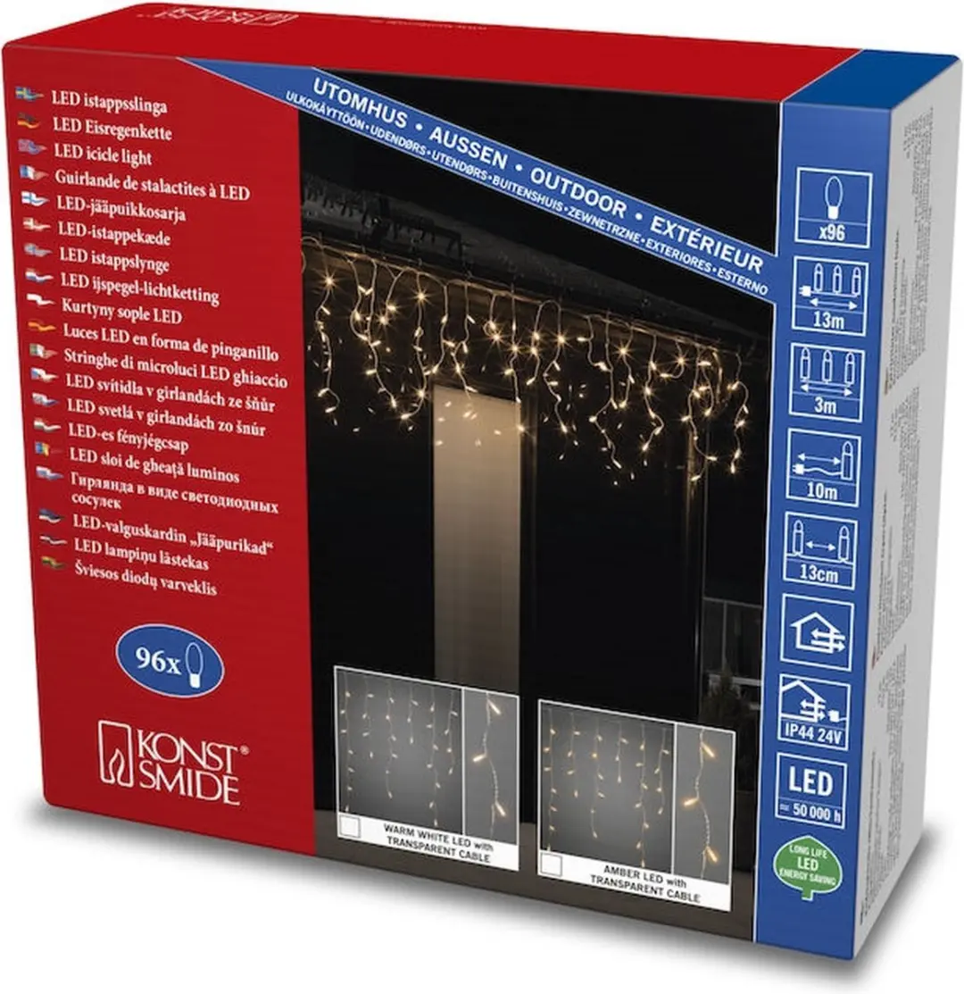 Konstsmide IJspegelverlichting 96 LED Warm Wit - 3m - afbeelding 5 van 6