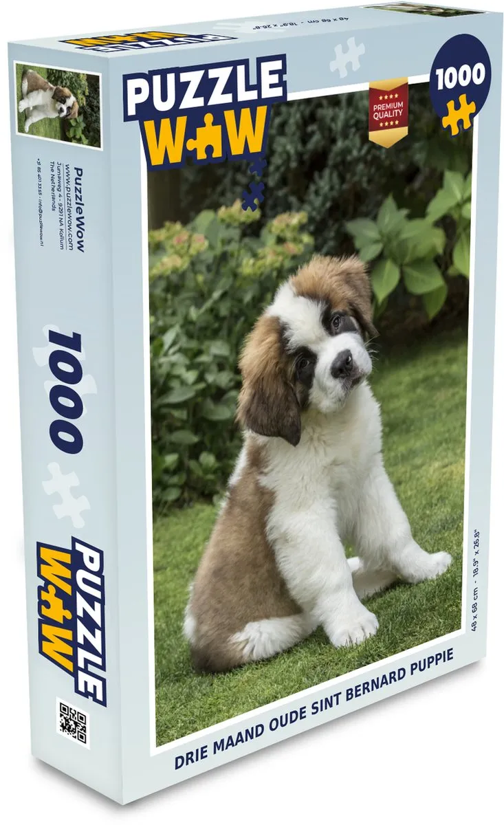 PuzzleWow Legpuzzel 1000 Stuks
