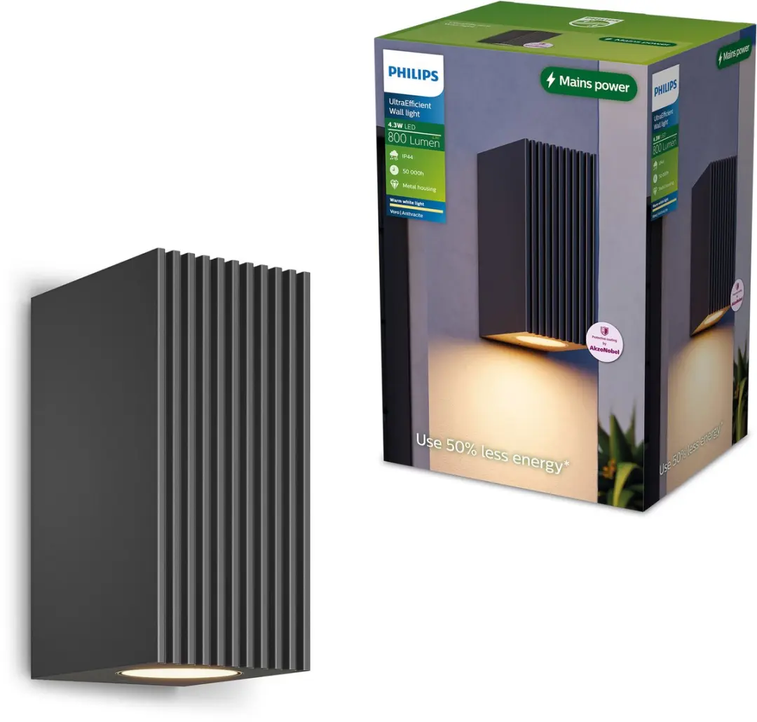Philips Voro UltraEfficient Wandlamp 4.3W