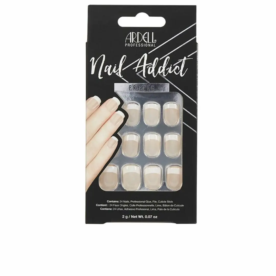 Kunstnagels Ardell Nail Addict Classic French (24 pcs)