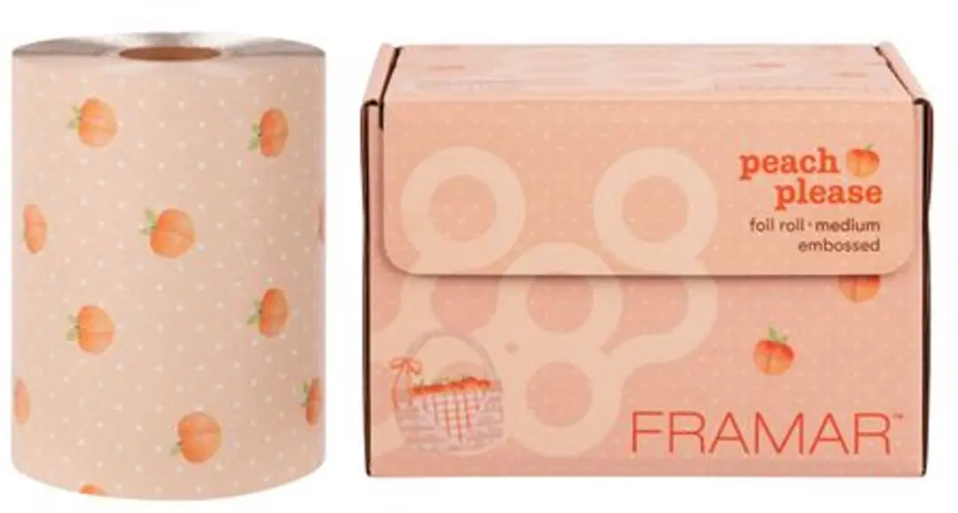 Framar Peach Please Embossed Roll 320ft