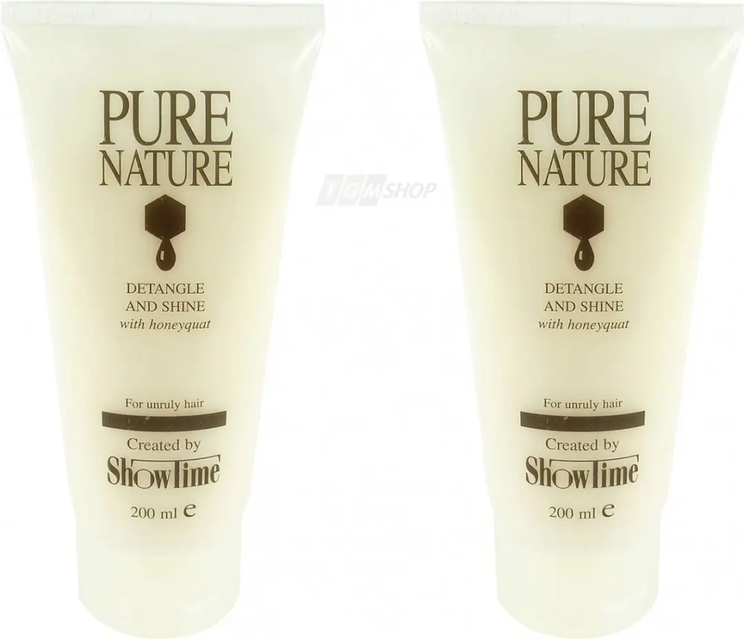 Showtime Pure Nature Detangle and Shine Haarconditioner honing 2 x 200ml