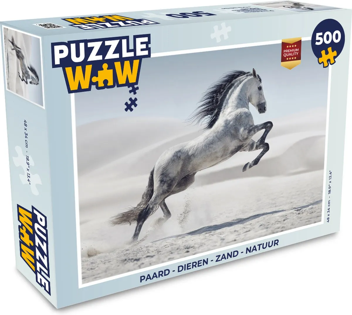 PuzzleWow Paard Dierenpuzzel 500 Stuks