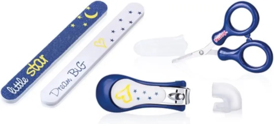 Nuby Nagelverzorgingsset Junior 16,5 Cm Blauw 4-delig