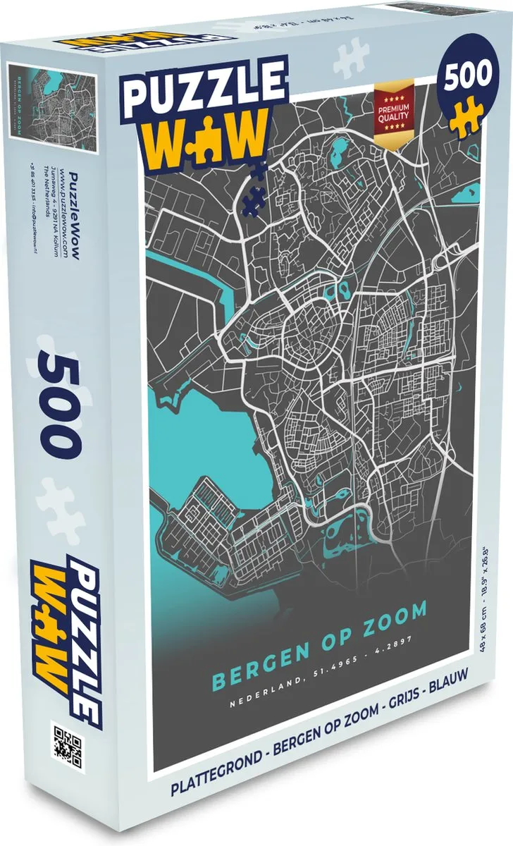 PuzzleWow Bergen op Zoom Legpuzzel 500 Stuks