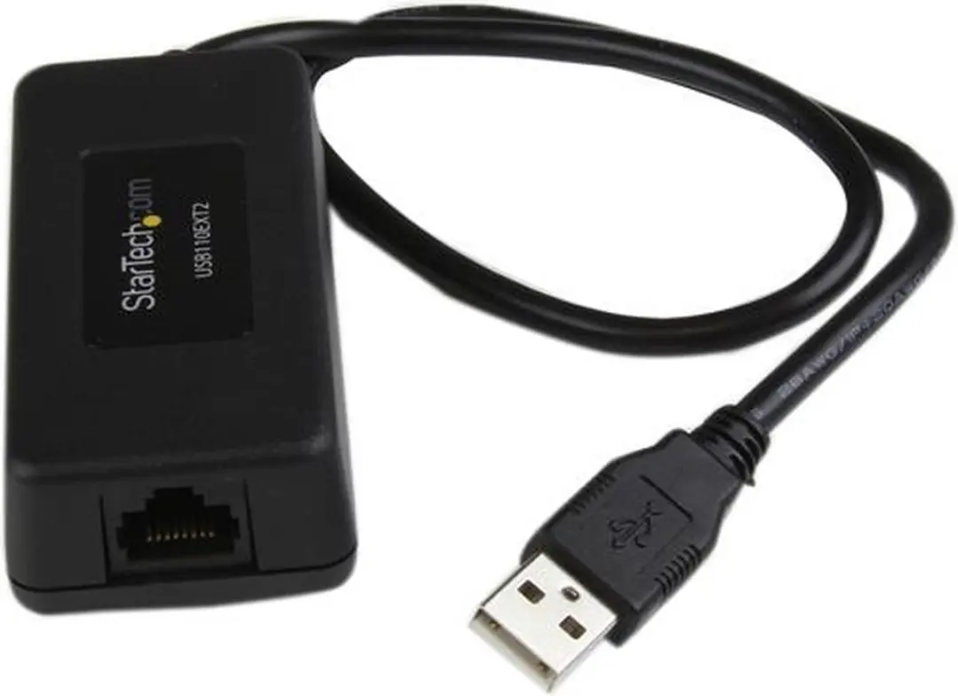 Startech USB110EXT2 USB Verlenger - 1 Poort - tot 40m - Zwart - afbeelding 3 van 4