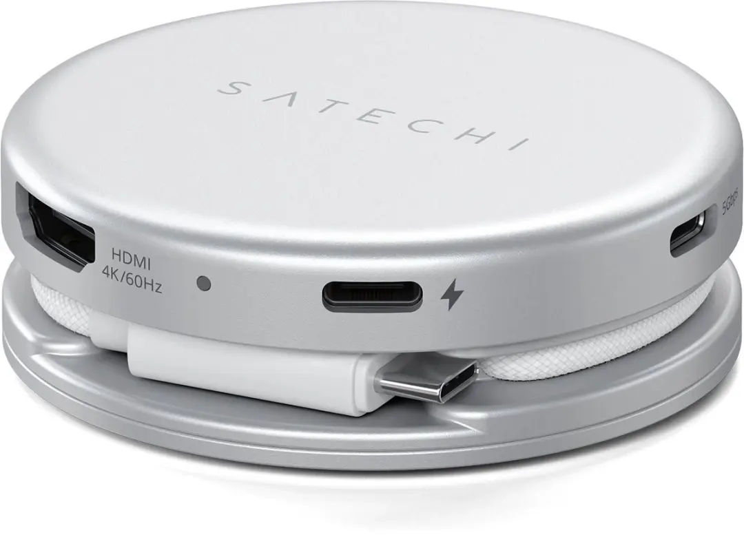 Satechi On-the-Go 5-in-1 Multiport Adapter ST-POTG5S - Grijs - afbeelding 2 van 6