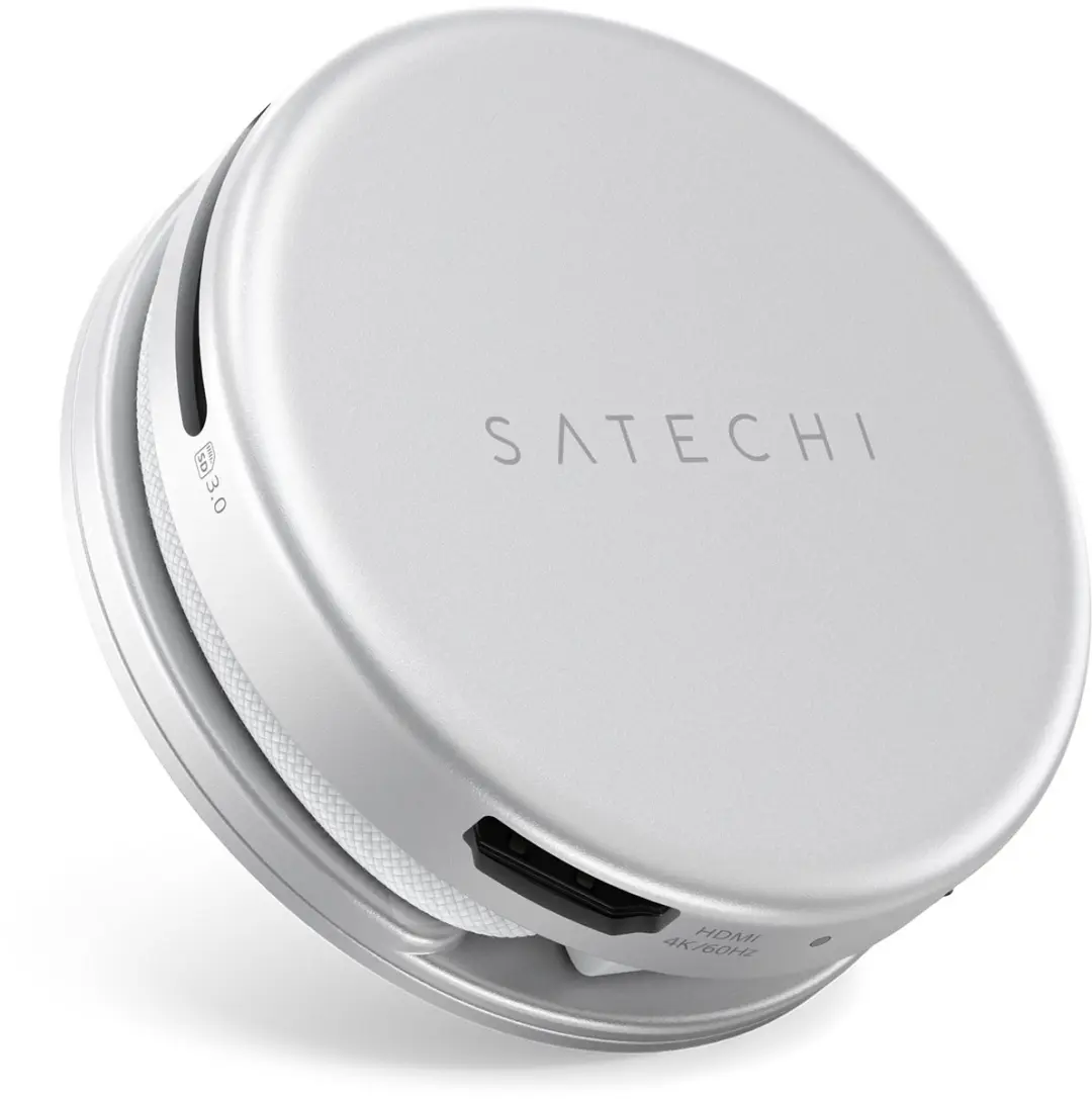 Satechi On-the-Go 5-in-1 Multiport Adapter ST-POTG5S - Grijs - afbeelding 3 van 6