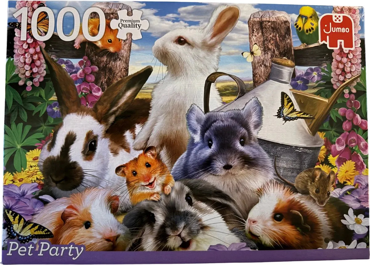 Jumbo Puzzel 1000 Stukjes Pet Party