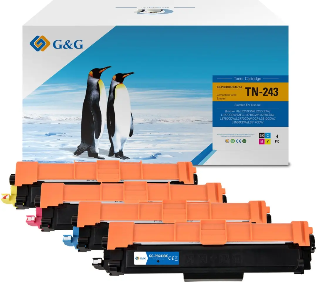 G&G TN243 Toner Multipack 4 Kleuren