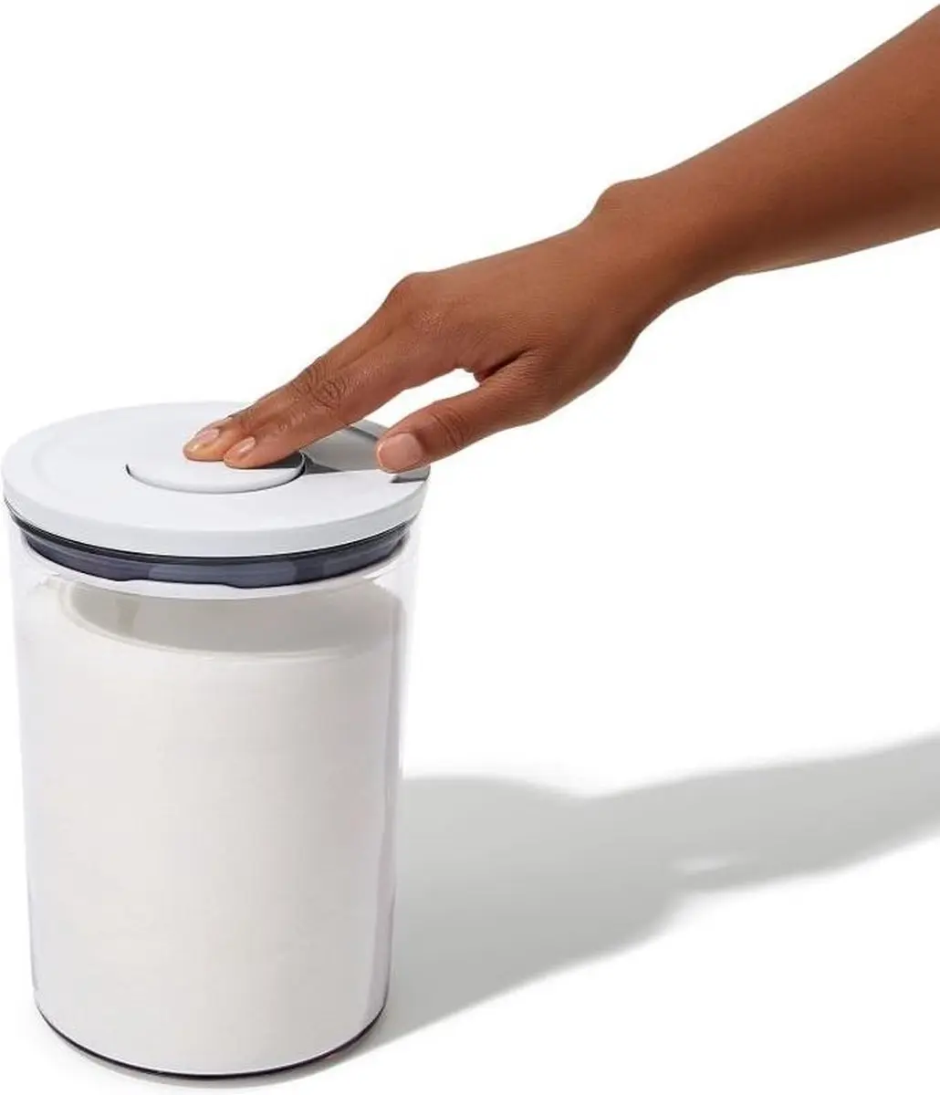 OXO POP 2.0 Voorraadbus Set - 3 Stuks - Wit/Transparant - afbeelding 3 van 5