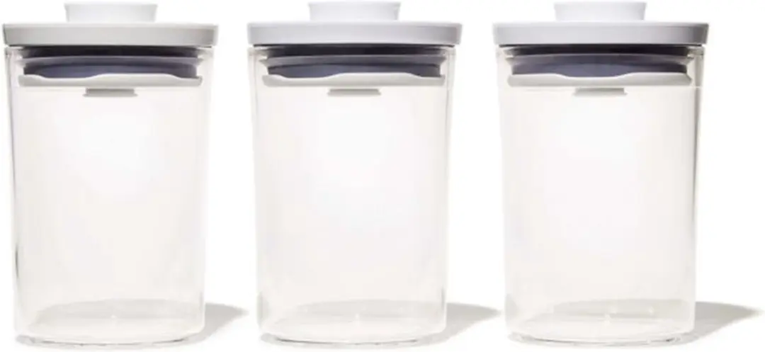 OXO POP 2.0 Voorraadbus Set - 3 Stuks - Wit/Transparant - afbeelding 5 van 5