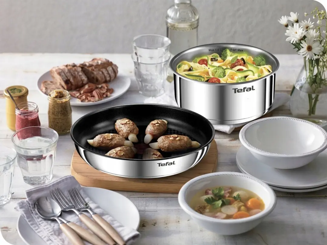 Tefal Ingenio Emotion 5-delige Pannenset - Inductie/Gas - Zilver