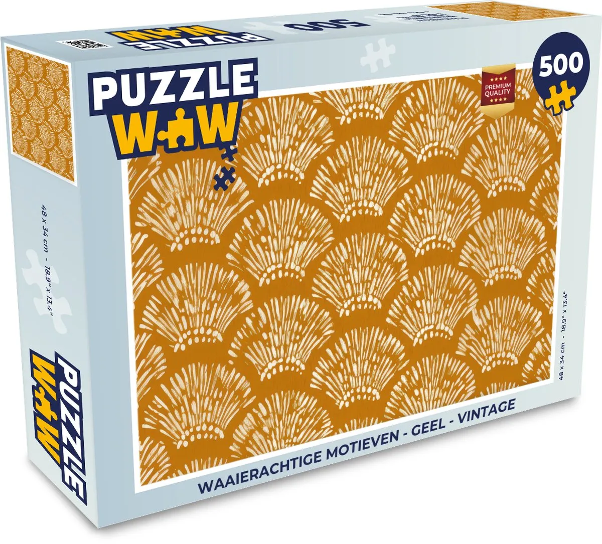 PuzzleWow Vintage Motieven Legpuzzel 500 Stuks