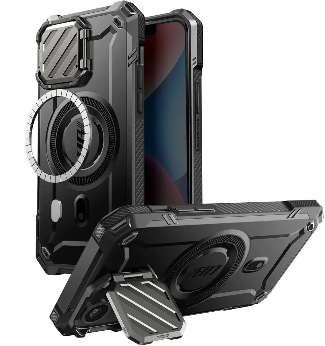 Supcase UB Pro MagXT Hoesje iPhone 16/17 - Zwart