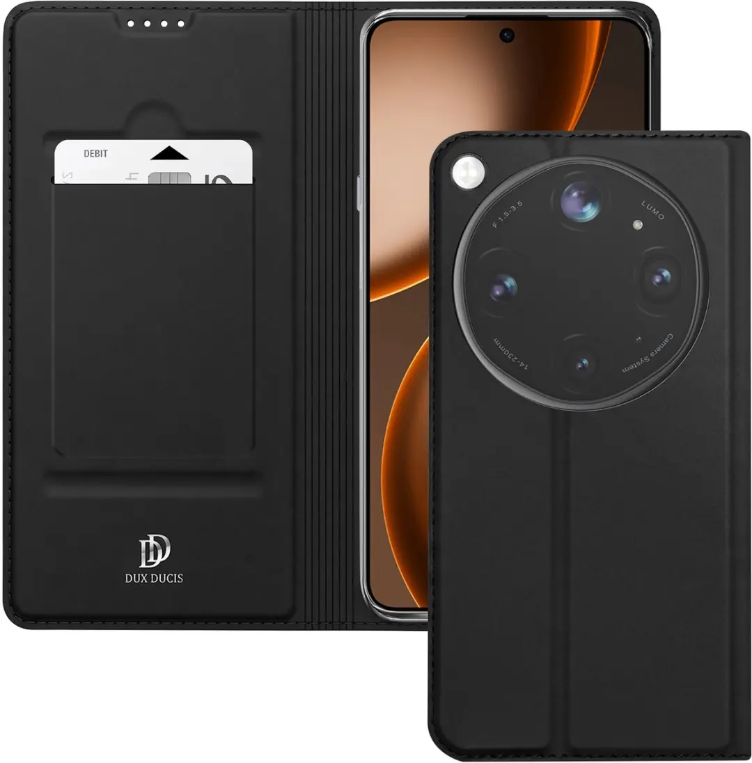 Dux Ducis, Hoesje voor Oppo Find X9 Ultra Soft-touch met Videostandaard en Pasje