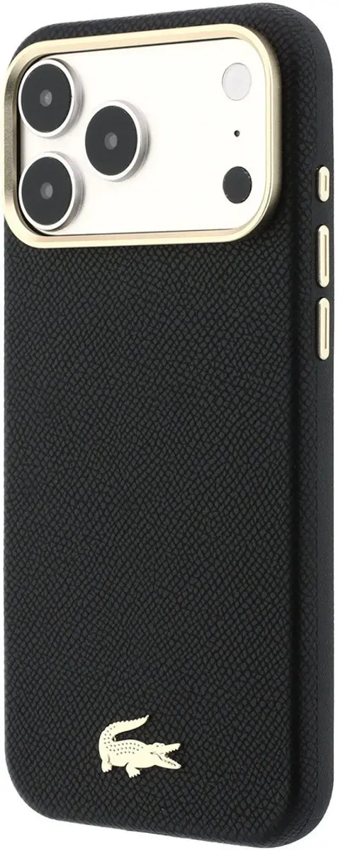 Lacoste Backcover Hoesje iPhone 14 Pro - Zwart - MPN 3666339646028