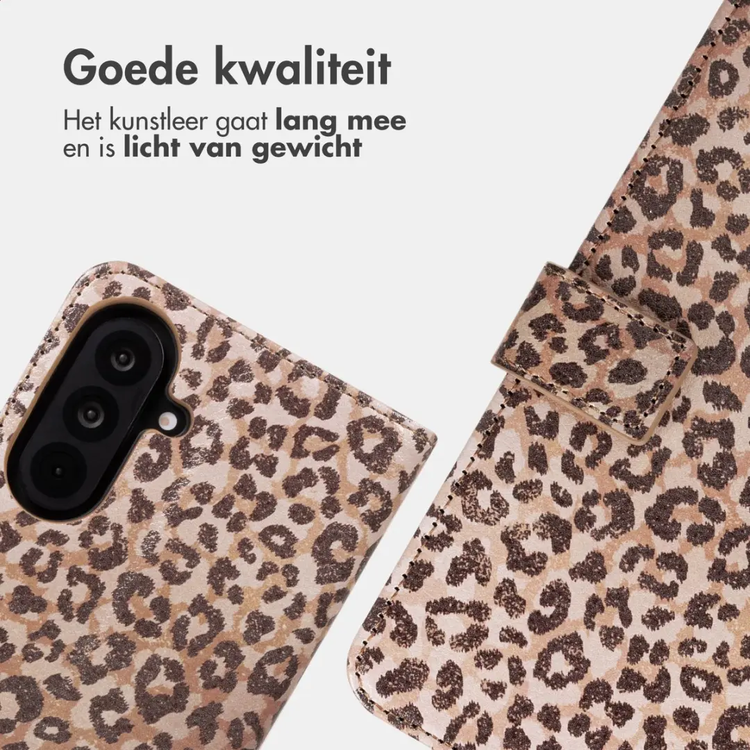 Imoshion Galaxy A37 Hoesje - Leopard Mood - 3 Pasjes