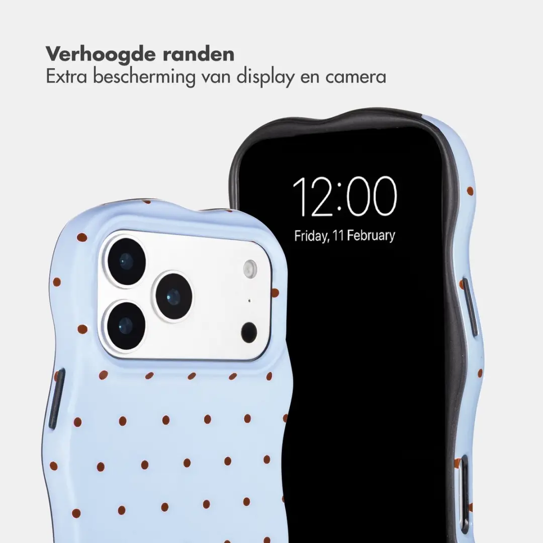 Selencia Hoesje iPhone 17 Pro Max - Lichtblauw MagSafe