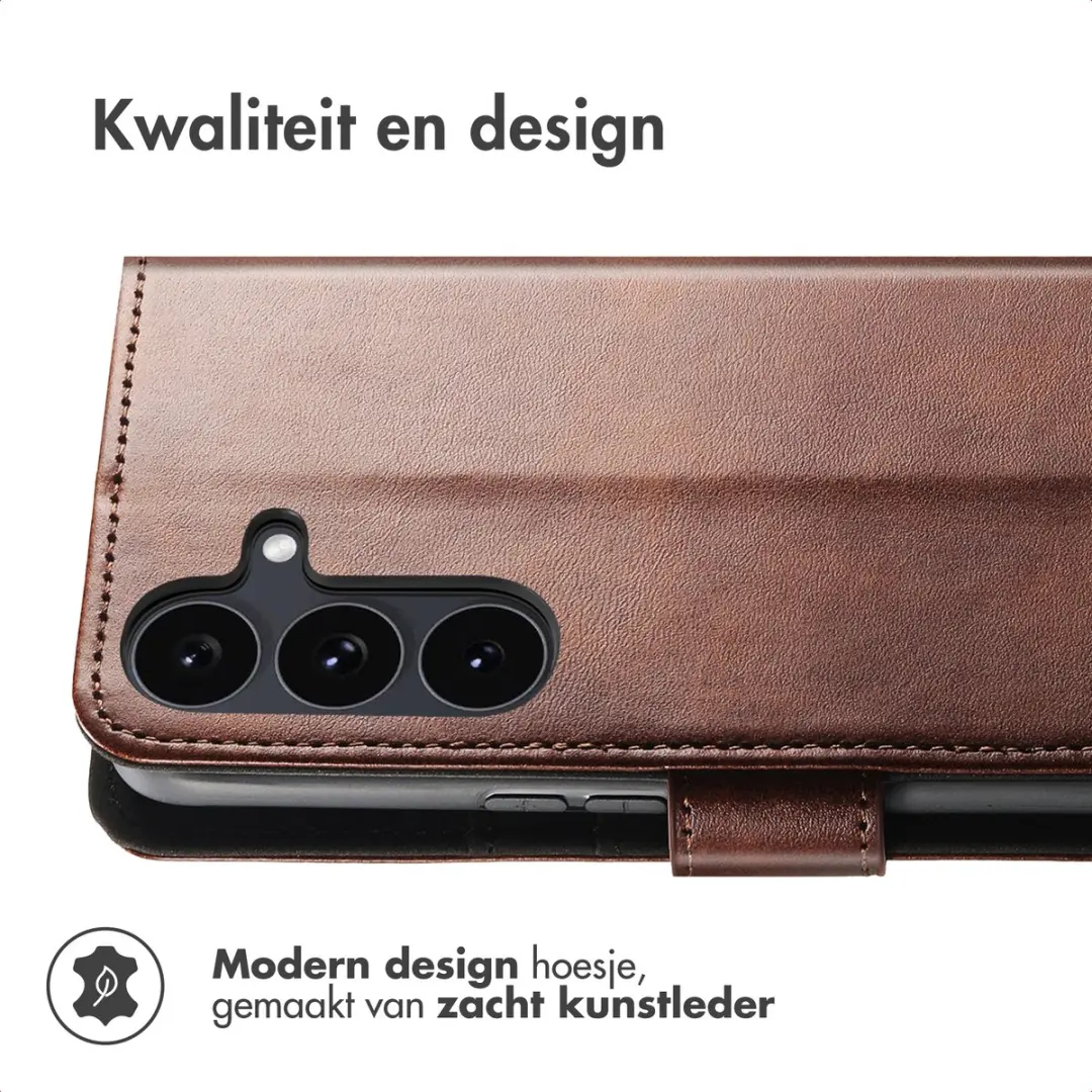 Imoshion Hoesje Samsung Galaxy S26 FE Donkerbruin - 3 Pasjes