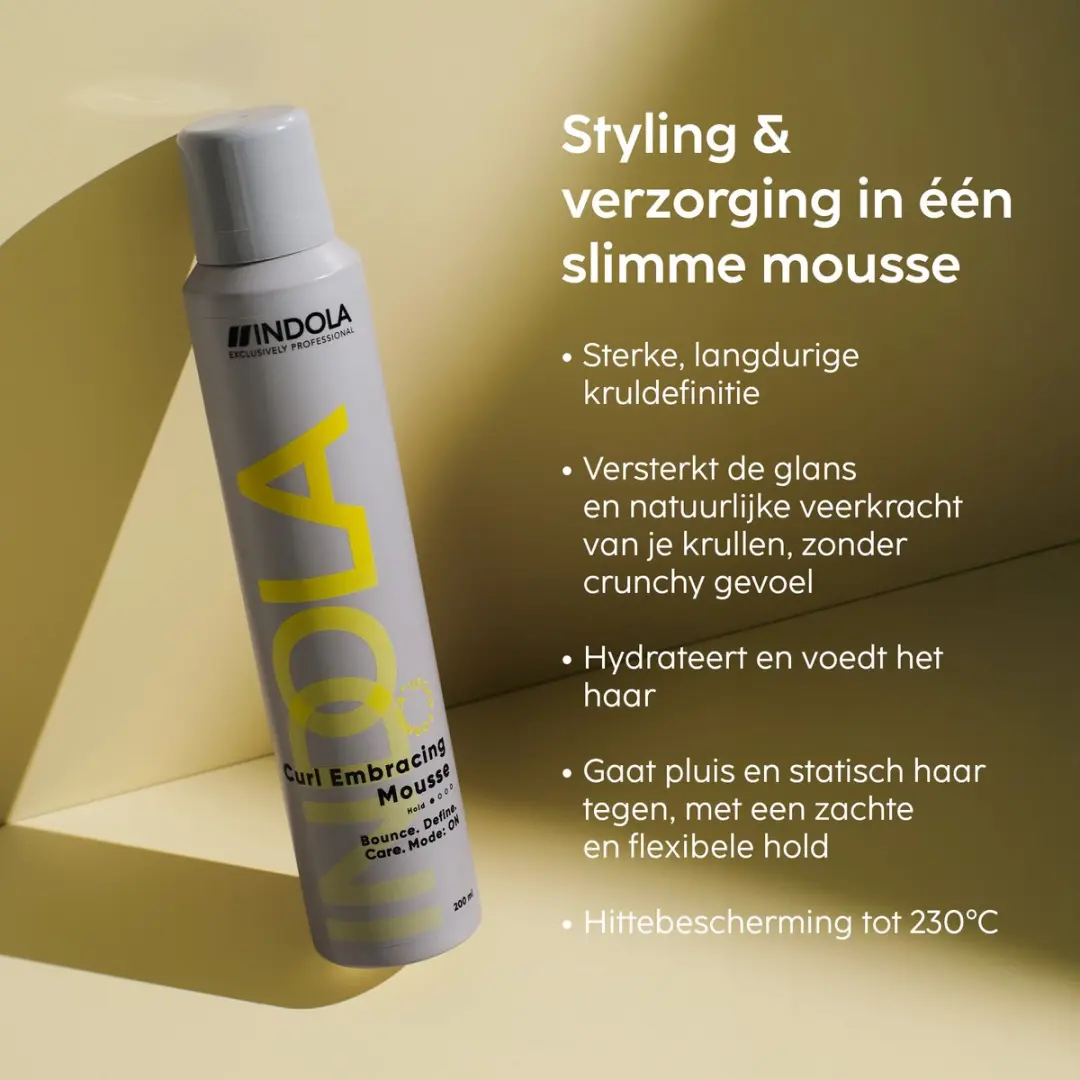 Indola Curl Embracing Mousse 200ml