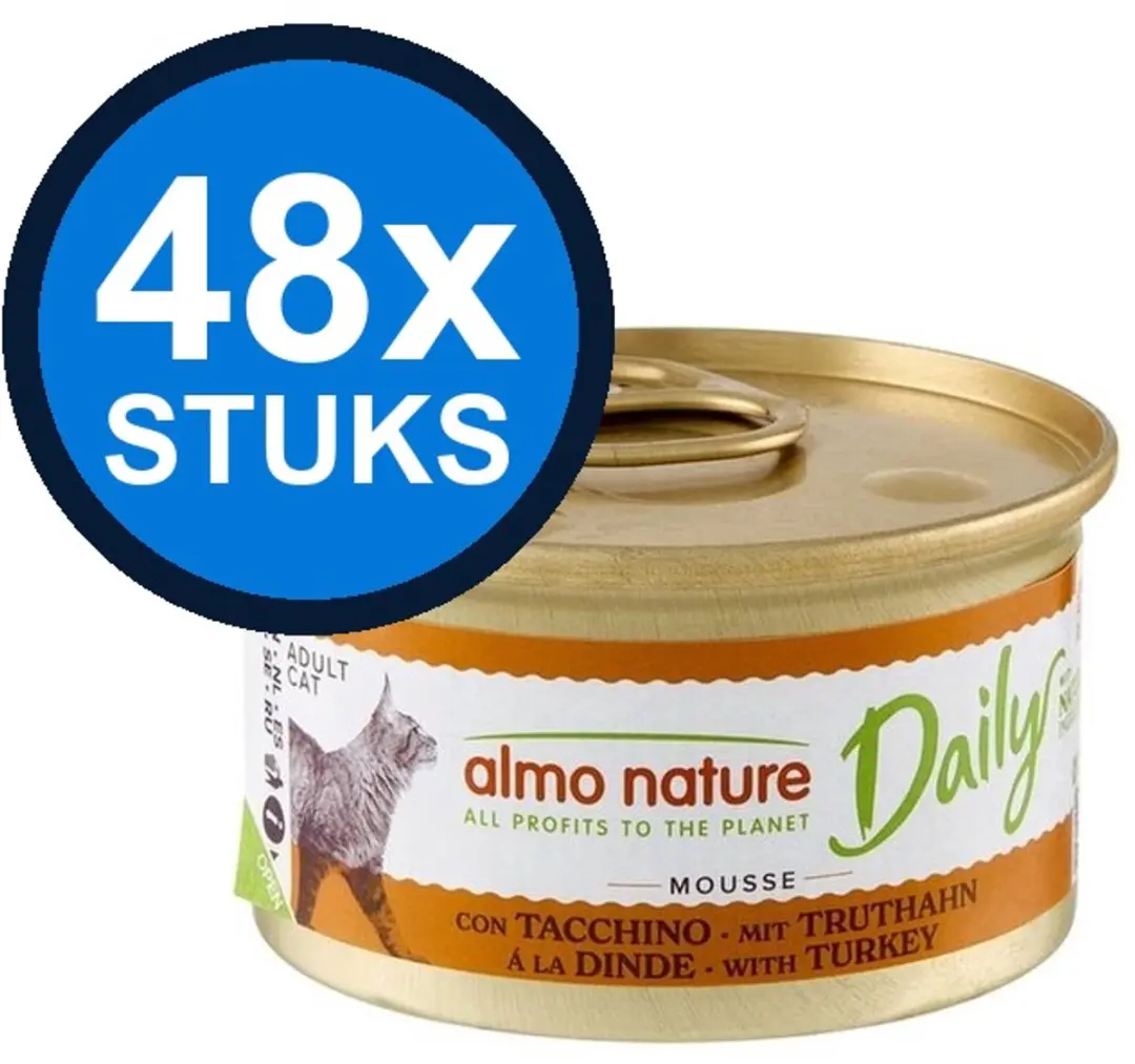 48x Almo Nature Daily Mousse